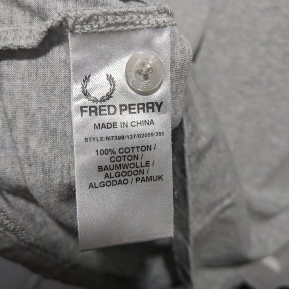 Fred Perry | Bomber collar polo shirt in grey - Picture 7 of 10